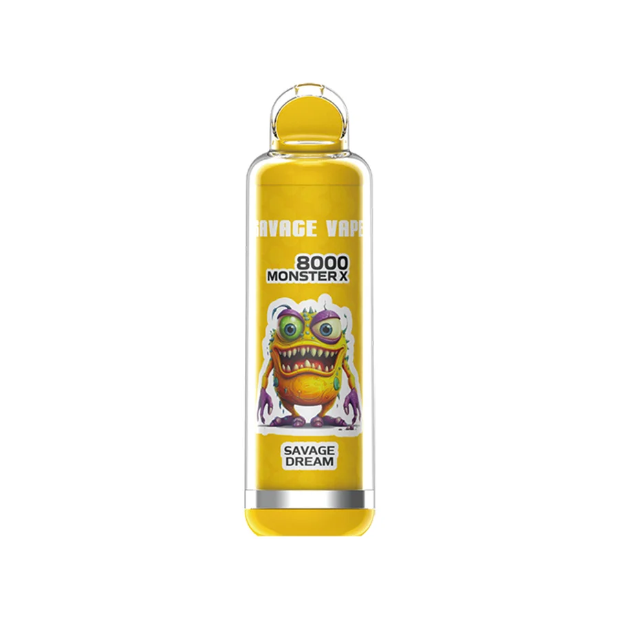 SAVAGE MONSTER X 8000 Puffs Crystal Disposable Vape, Stylish Design & Enhanced Vapor Performance