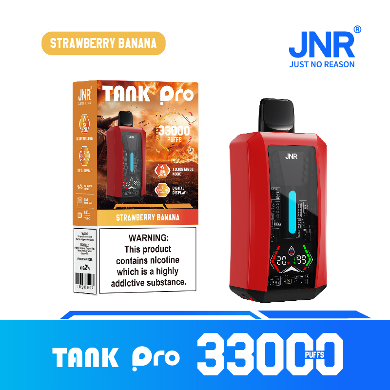 JNR TANK PRO 33000 Puffs Disposable Vape , Smart Display, Rechargeable Design & High Capacity - Image 6