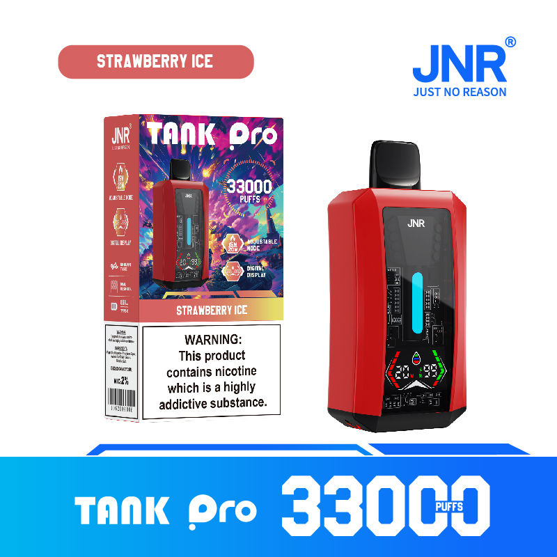 JNR TANK PRO 33000 Puffs Disposable Vape , Smart Display, Rechargeable Design & High Capacity - Image 5