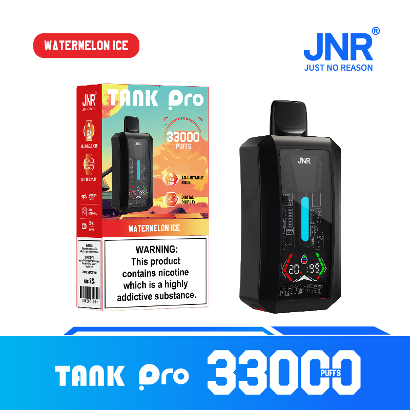 JNR TANK PRO 33000 Puffs Disposable Vape , Smart Display, Rechargeable Design & High Capacity - Image 3