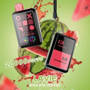 Alternative view of LAVIE Cyber 20000 Puffs Dual Flavor Disposable Vape , LED Light Design, Dual Flavor Configuration