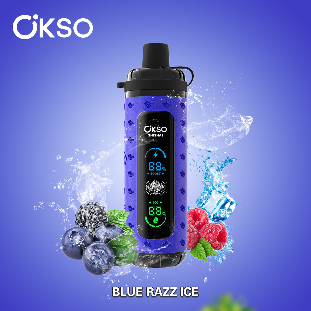 OKSO Shisha Max 40000 Puffs Disposable Vape , Adjustable Airflow & 800mAh Rechargeable Battery - Image 10