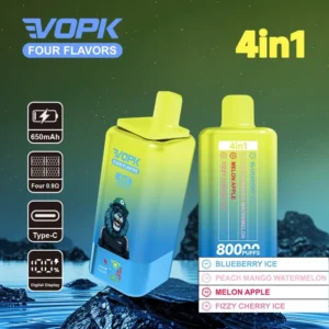 Alternative view of VOPK 4-in-1 80000 Puffs Disposable Vape – Multi-Flavour Switching & Premium Mesh Coil