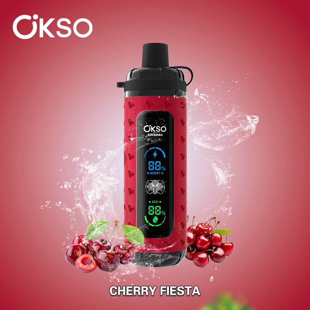OKSO Shisha Max 40000 Puffs Disposable Vape , Adjustable Airflow & 800mAh Rechargeable Battery - Image 9