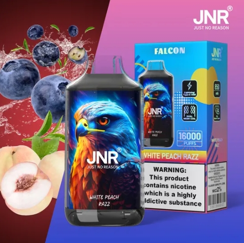 JNR Falcon Approx 16000 Puffs Disposable Vape, Crystal Craft Design, Dual Mesh Coil & Type-C Charging - Image 2