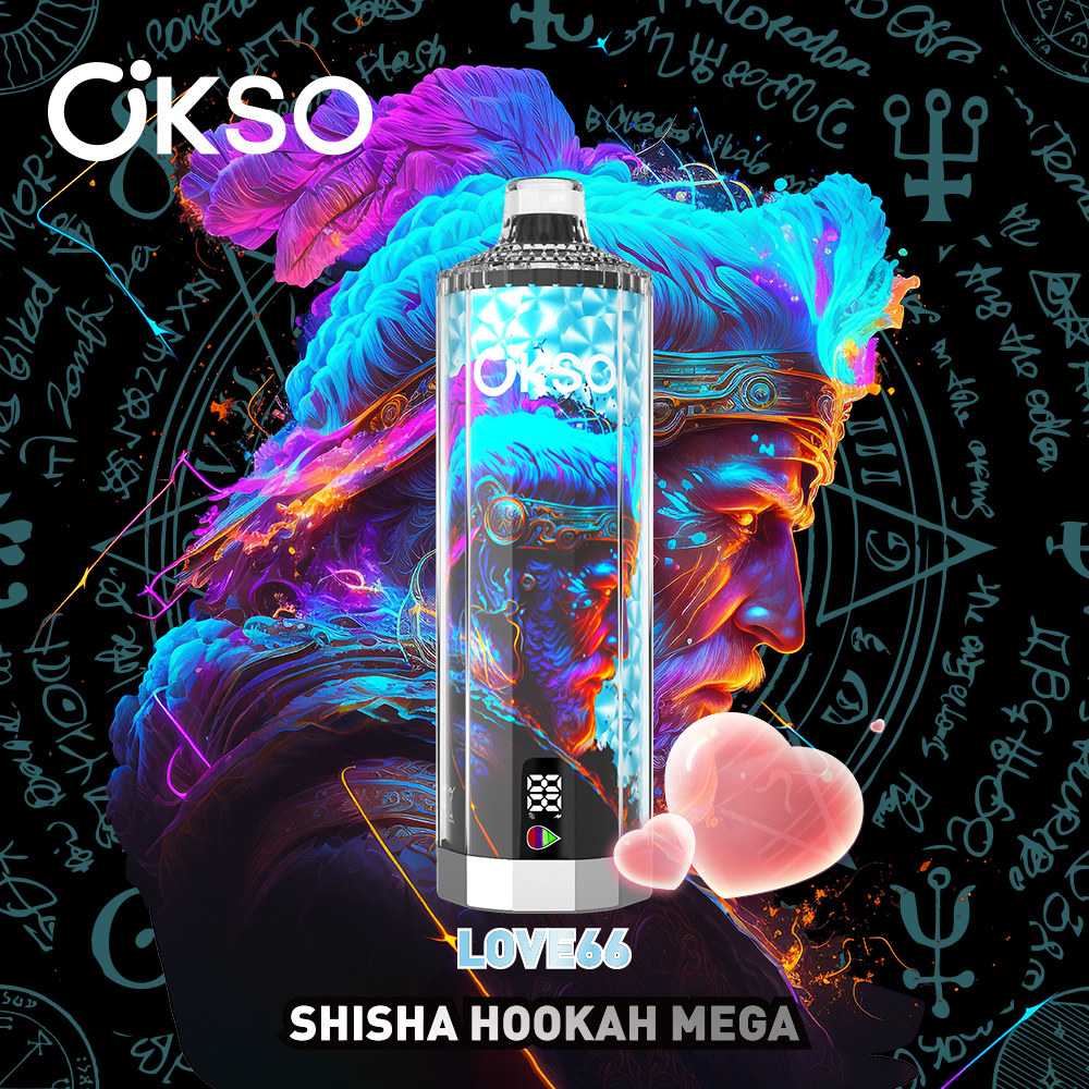 OKSO Shisha Hookah Mega 50000 Puffs Disposable Vape , Triple Mesh Coil, Rechargeable & Adjustable Airflow - Image 7