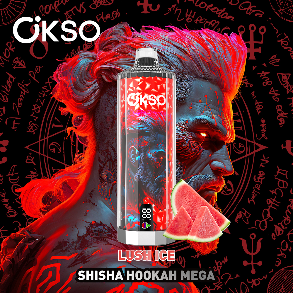OKSO Shisha Hookah Mega 50000 Puffs Disposable Vape , Triple Mesh Coil, Rechargeable & Adjustable Airflow - Image 6
