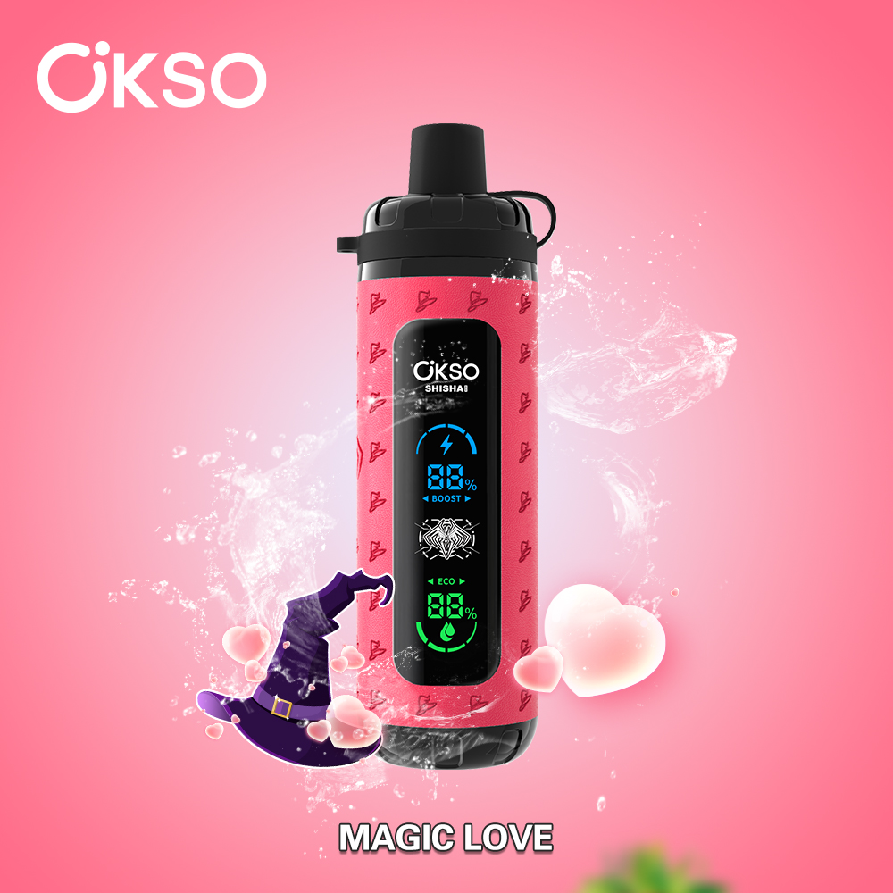 OKSO Shisha Max 40000 Puffs Disposable Vape , Adjustable Airflow & 800mAh Rechargeable Battery - Image 6