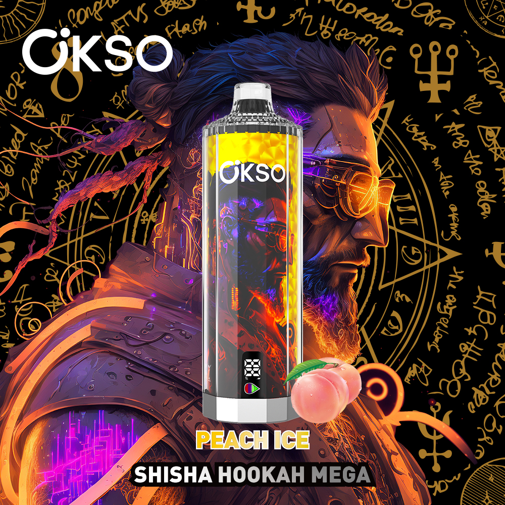 OKSO Shisha Hookah Mega 50000 Puffs Disposable Vape , Triple Mesh Coil, Rechargeable & Adjustable Airflow - Image 4