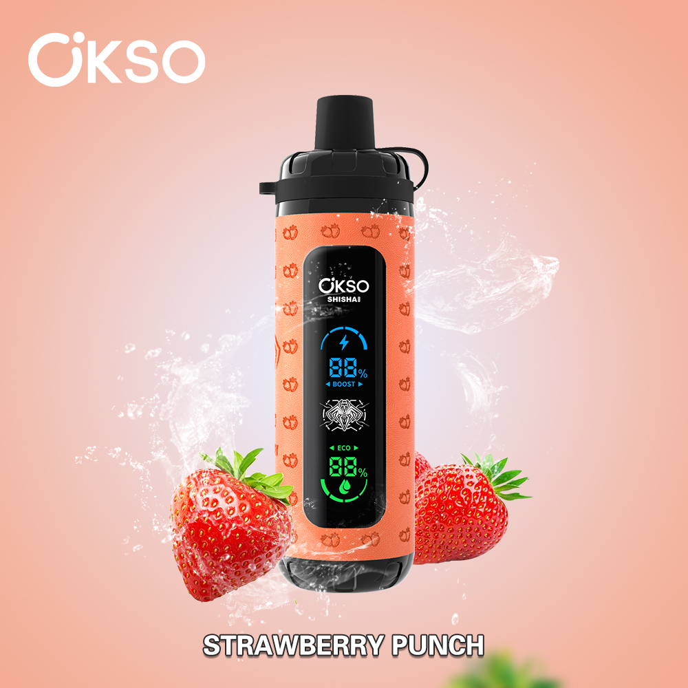 OKSO Shisha Max 40000 Puffs Disposable Vape , Adjustable Airflow & 800mAh Rechargeable Battery - Image 4