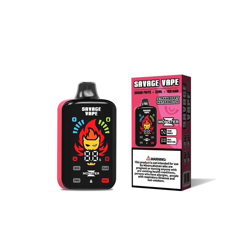 SAVAGE MONSTER Z 30000 Puffs Disposable Vape , Digital Display & Enhanced Vapor Performance - Image 3