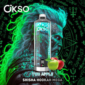 Alternative view of OKSO Shisha Hookah Mega 50000 Puffs Disposable Vape , Triple Mesh Coil, Rechargeable & Adjustable Airflow