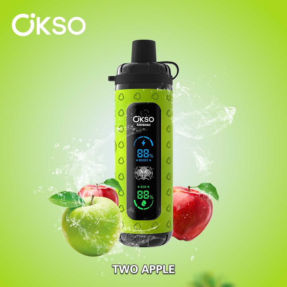 OKSO Shisha Max 40000 Puffs Disposable Vape , Adjustable Airflow & 800mAh Rechargeable Battery