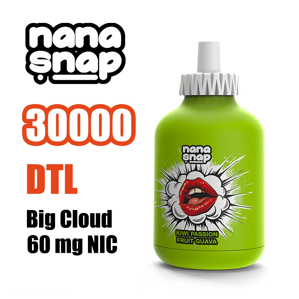 NANASNAP SHISHA 30000 Puffs Bottle-Shaped Disposable Vape , High-Capacity Performance & Modern Design - Image 9