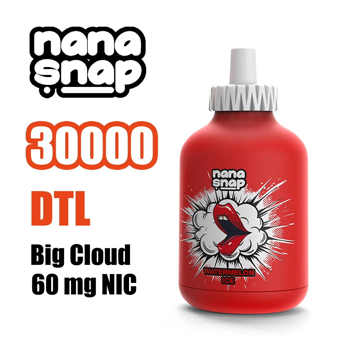 NANASNAP SHISHA 30000 Puffs Bottle-Shaped Disposable Vape , High-Capacity Performance & Modern Design - Image 7