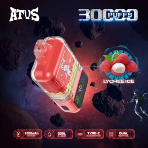 Alternative view of ATVS DE021 30000 Puffs Disposable Vape , Crystal Shell Astronaut Design