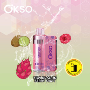 OKSO Switch Kit 50000 Puffs Disposable Vape , Magnetic Replaceable Pod, LED Display & Adjustable Airflow