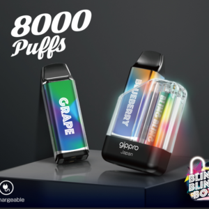 Alternative view of GIPPRO BBOX LED Light-Up Vape Battery – Rechargeable & Reusable Device with Replaceable Pod System
