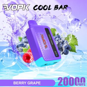 VOPK COOL BAR 20,000 Puffs Device , Rechargeable Battery, Digital Display, Plastic Housing
