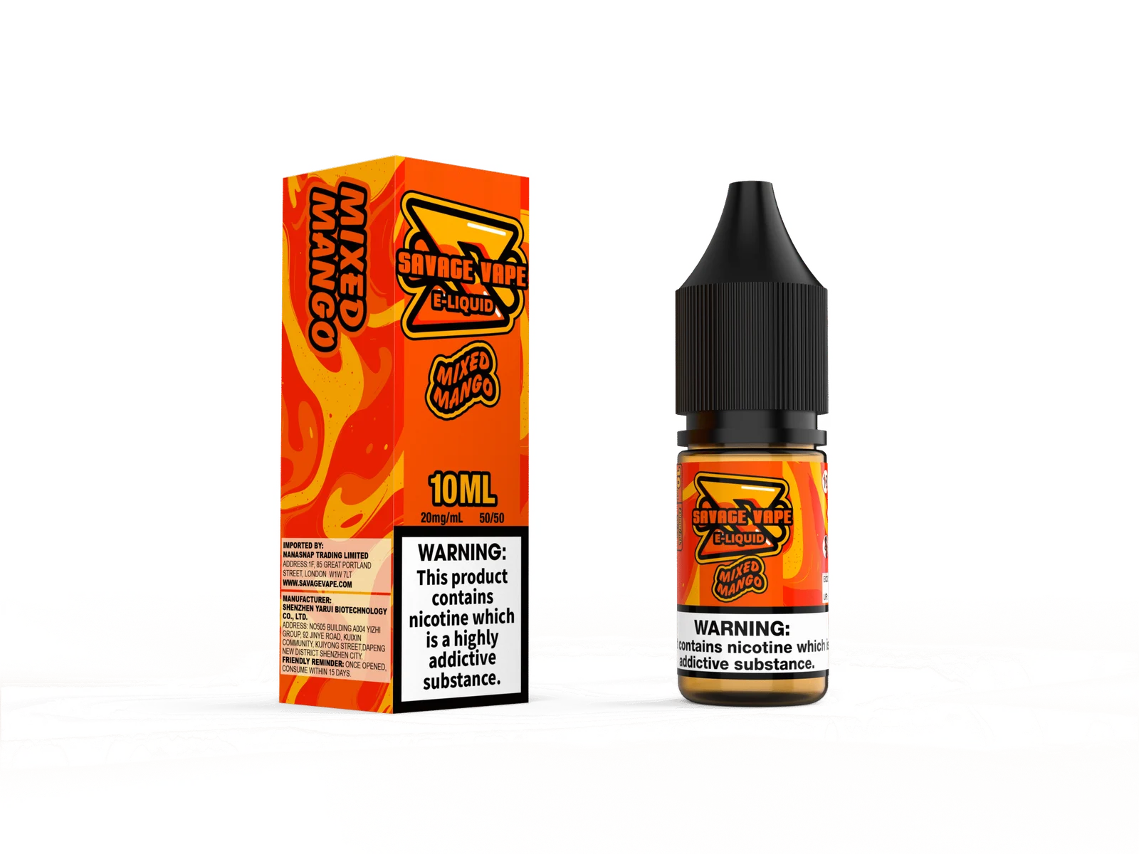 SAVAGE Plant-Based E-Liquid – Premium Vape Juice with Authentic Flavor Collection